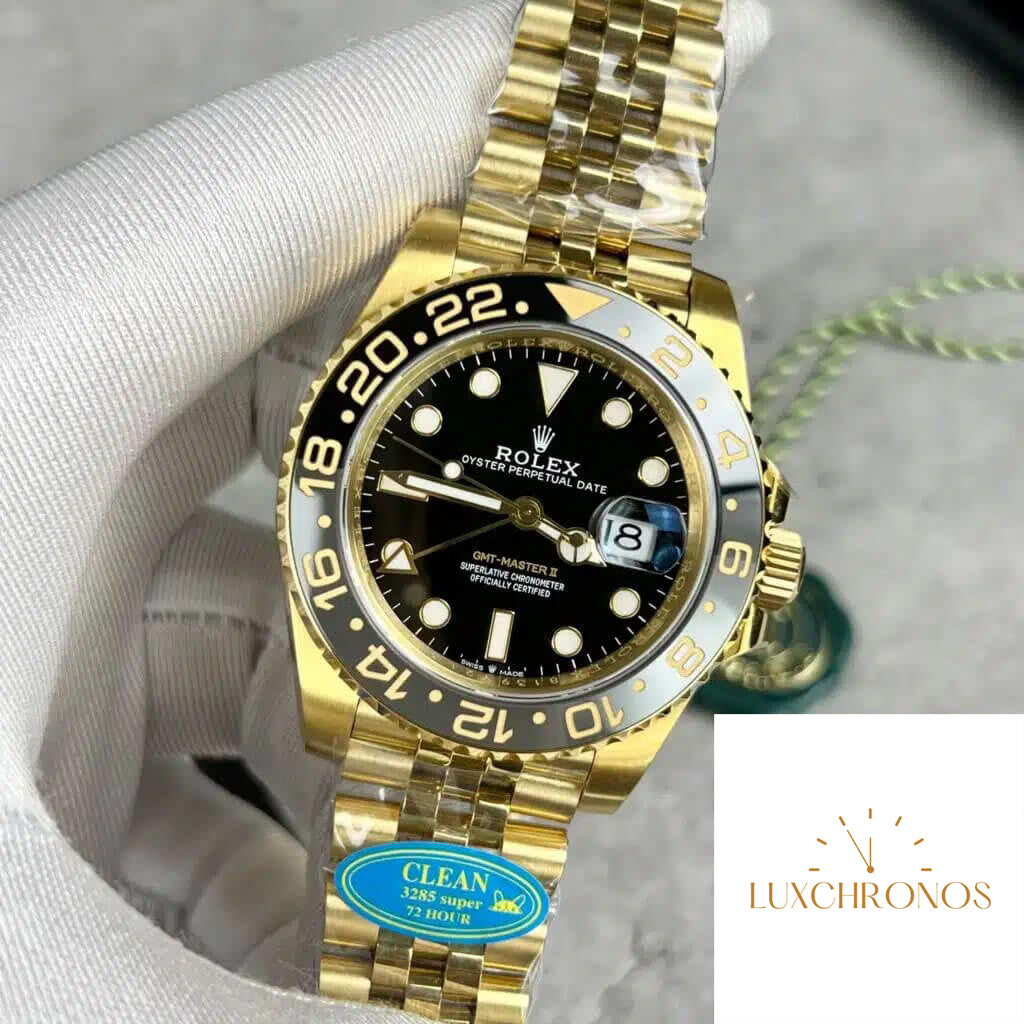 Rolex GMT Master II M126718GRNR-0001 1:1 Best Edition Black Dial