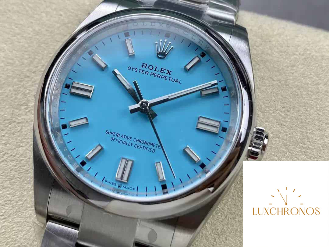 Rolex Oyster Perpetual M124300-0006 41MM 1:1 Best Edition Tiffany Blue Dial