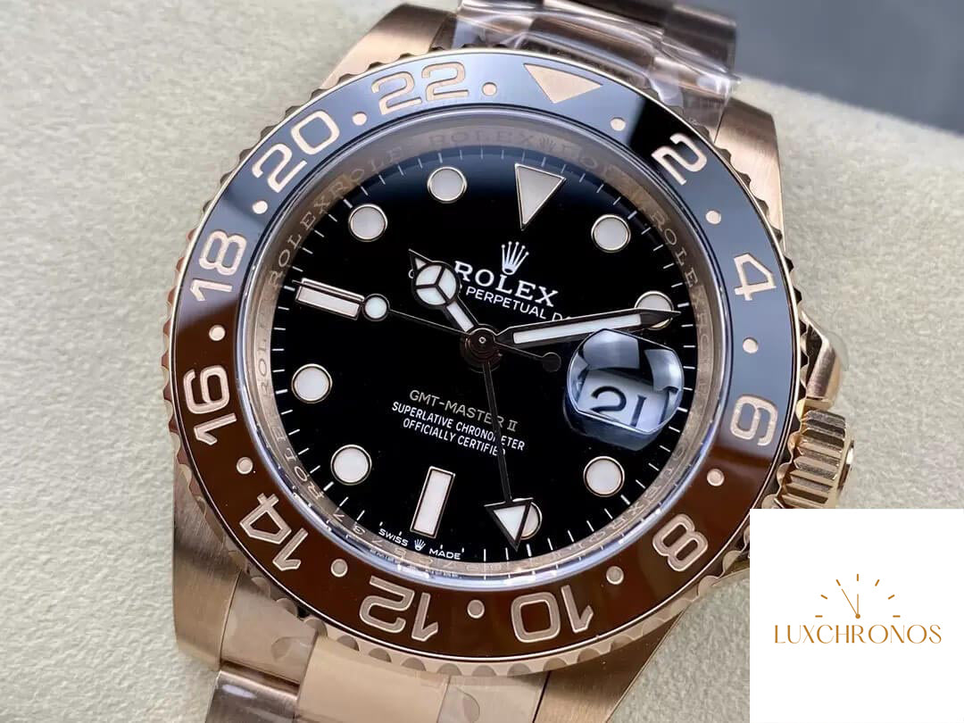 Rolex GMT Master II M126715CHNR-0001 1:1 Best Edition Black Dial