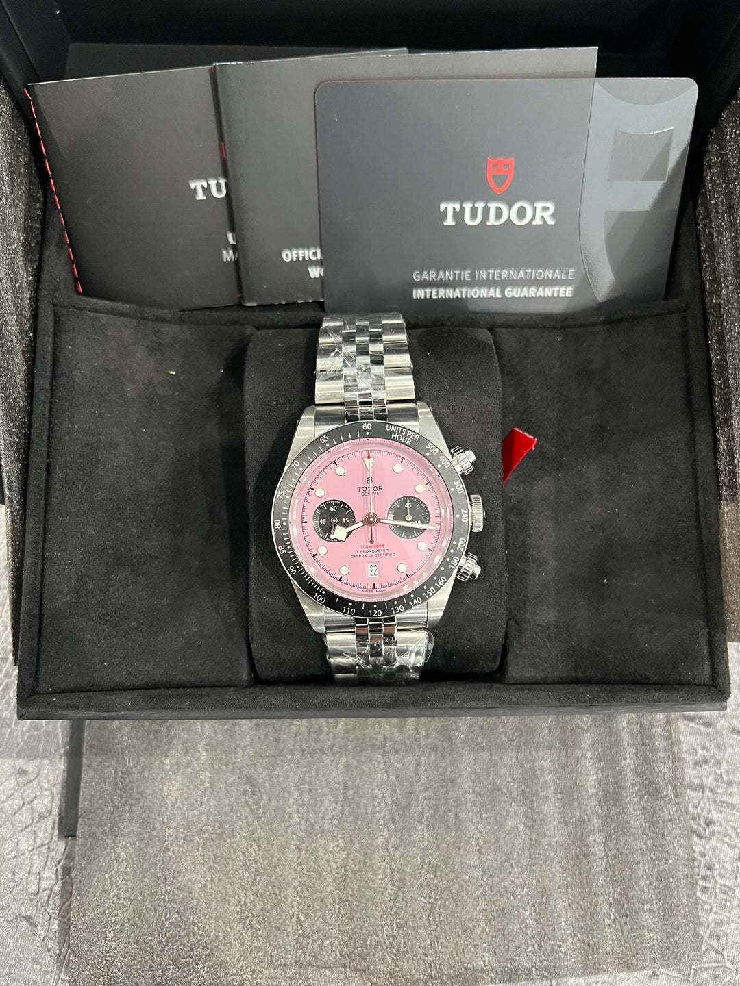 Tudor Black Bay Chrono 41mm 79360N-0019 "Inter-Miami CF" Pink Dial (Steel)