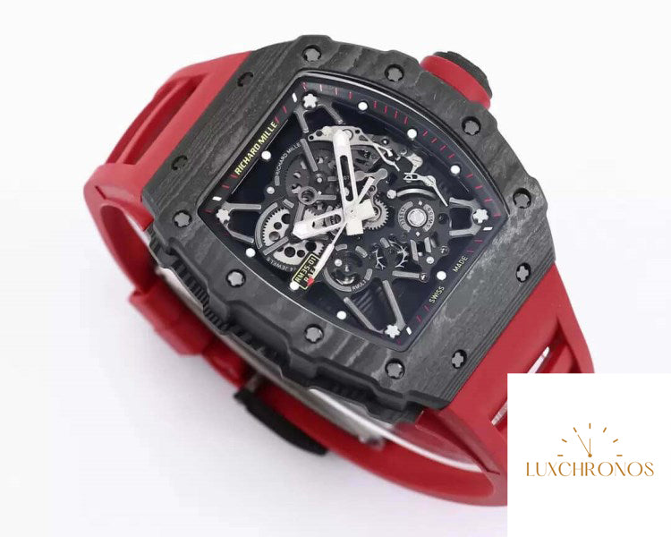 Replica Richard Mille RM35-01 1:1 Best Edition BBR Factory Rubber Strap