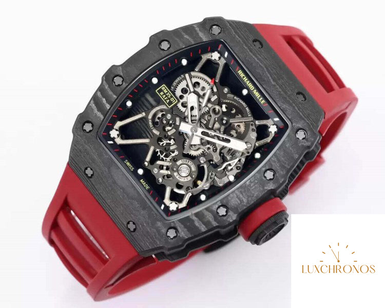 Replica Richard Mille RM35-01 1:1 Best Edition BBR Factory Rubber Strap