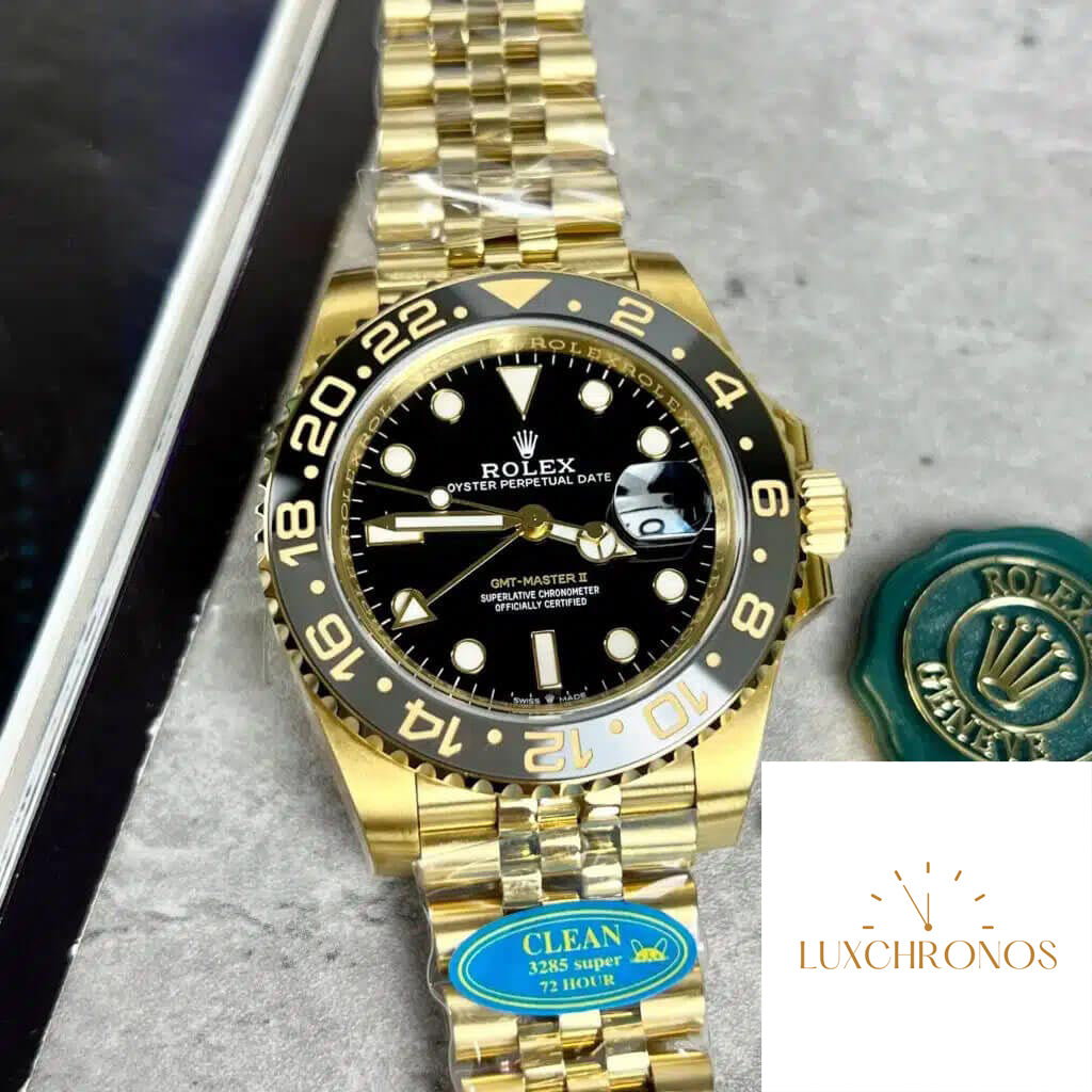 Rolex GMT Master II M126718GRNR-0001 1:1 Best Edition Black Dial