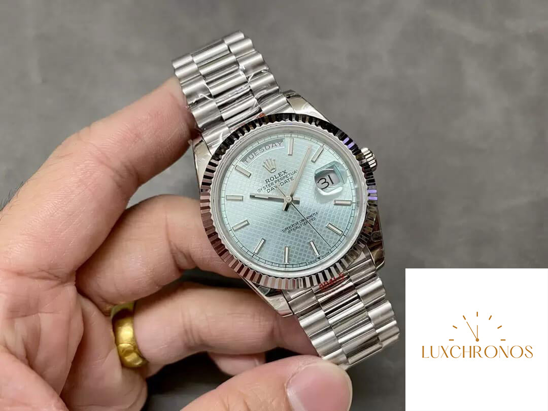 Rolex Day Date M228236 1:1 Best Edition GM Factory Blue Dial V2