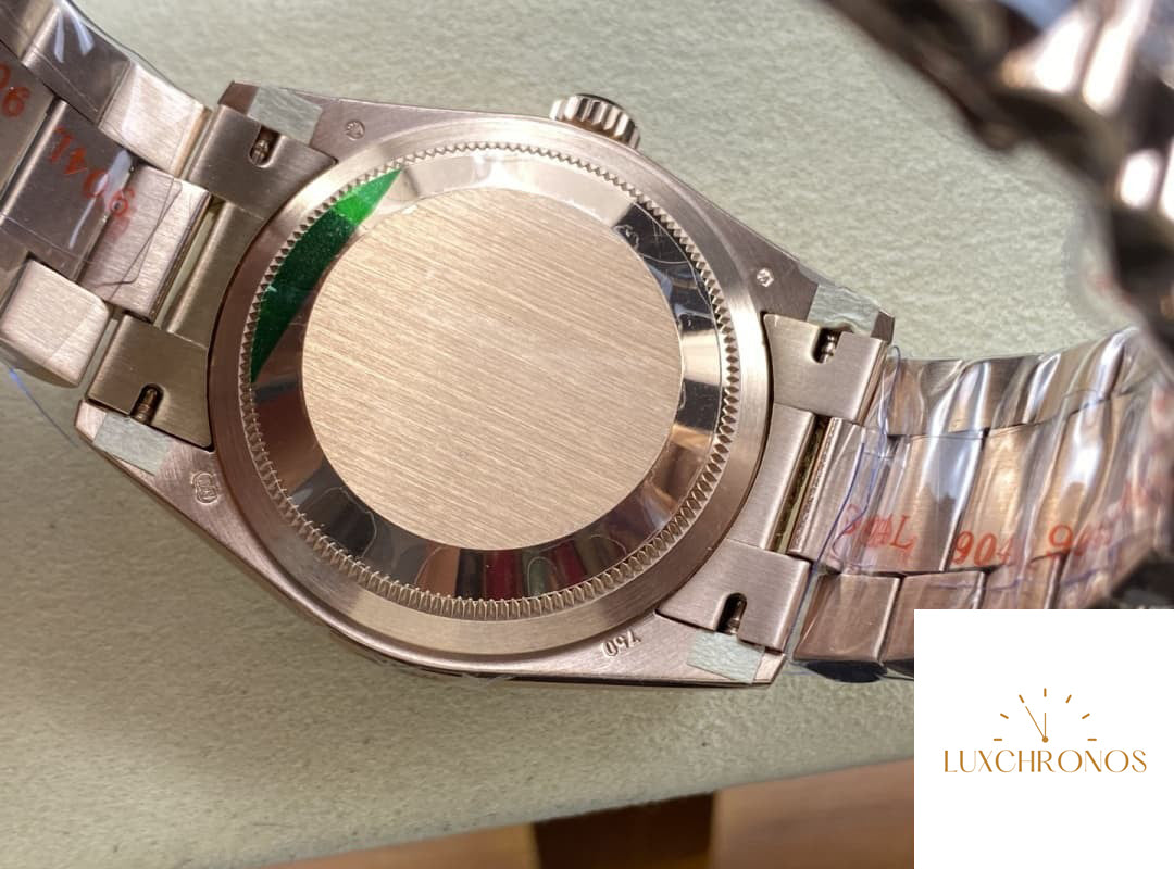 Replica Rolex DayDate m128345rbr-0020 1:1 Best Edition 8+ Factory Rose Gold