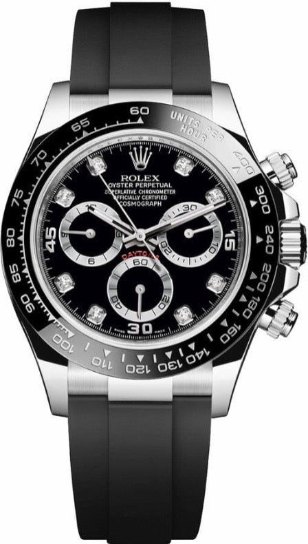 【Sale Only 1】Cosmograph Daytona Black Diamond Dial Men's Watch 116519LN-0025