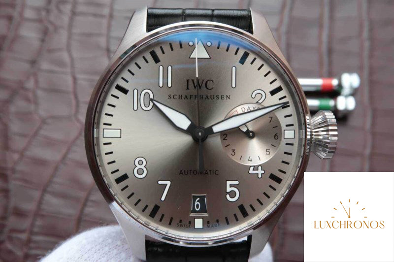 Replica IWC Big Pilot IW500906 1:1 Best Edition ZF Factory Rhodium Dial