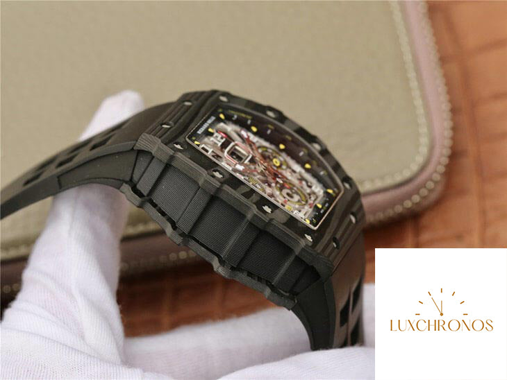 Richard Mille RM11-03 1:1 Best Edition KV Factory Black Carbon Fiber Case