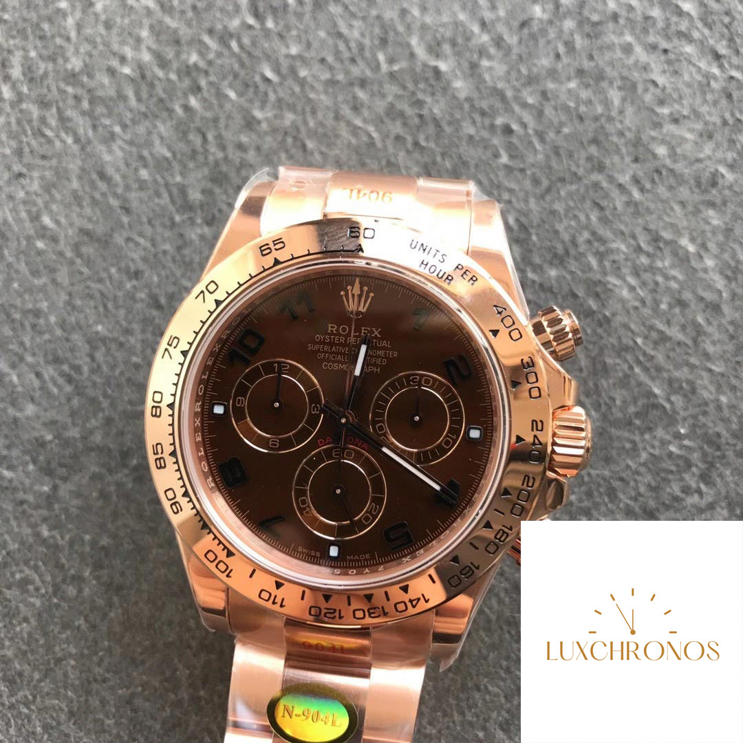 Rolex Daytona m116505-0011 1:1 Best Edition Noob Factory Brown Dial