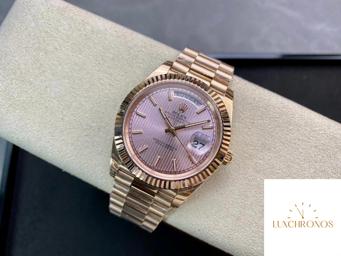 Rolex Day Date M228235-0005 1:1 Best Edition EW Factory Rose Gold