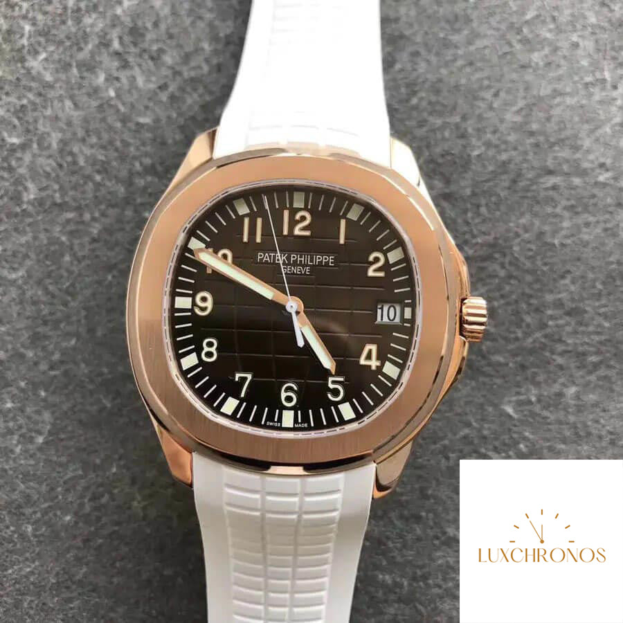 Patek Philippe Aquanaut 5168G 1:1 Best Edition ZF Factory White Strap