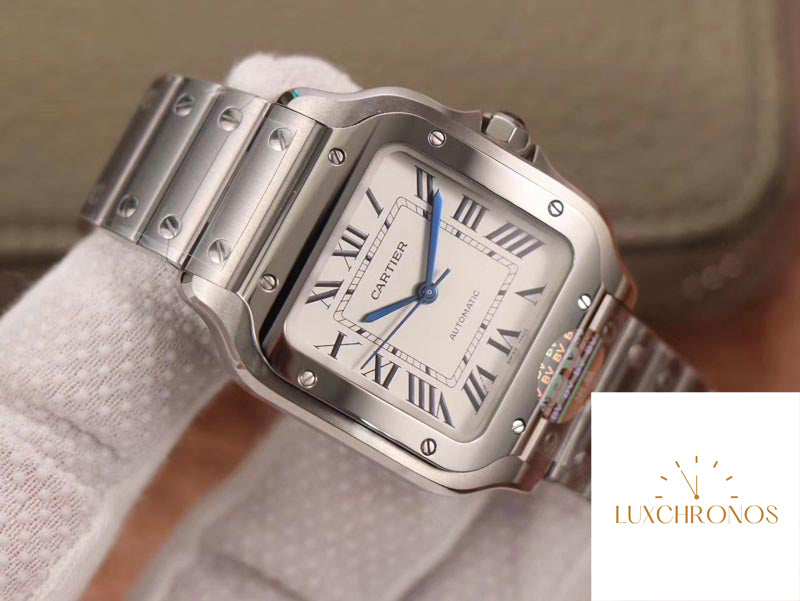 Cartier Santos WSSA0029 1:1 Best Edition BV Factory White Dial Swiss 1847MC