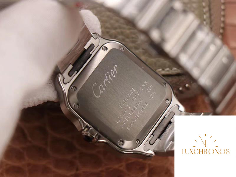 Cartier Santos WSSA0029 1:1 Best Edition BV Factory White Dial Swiss 1847MC