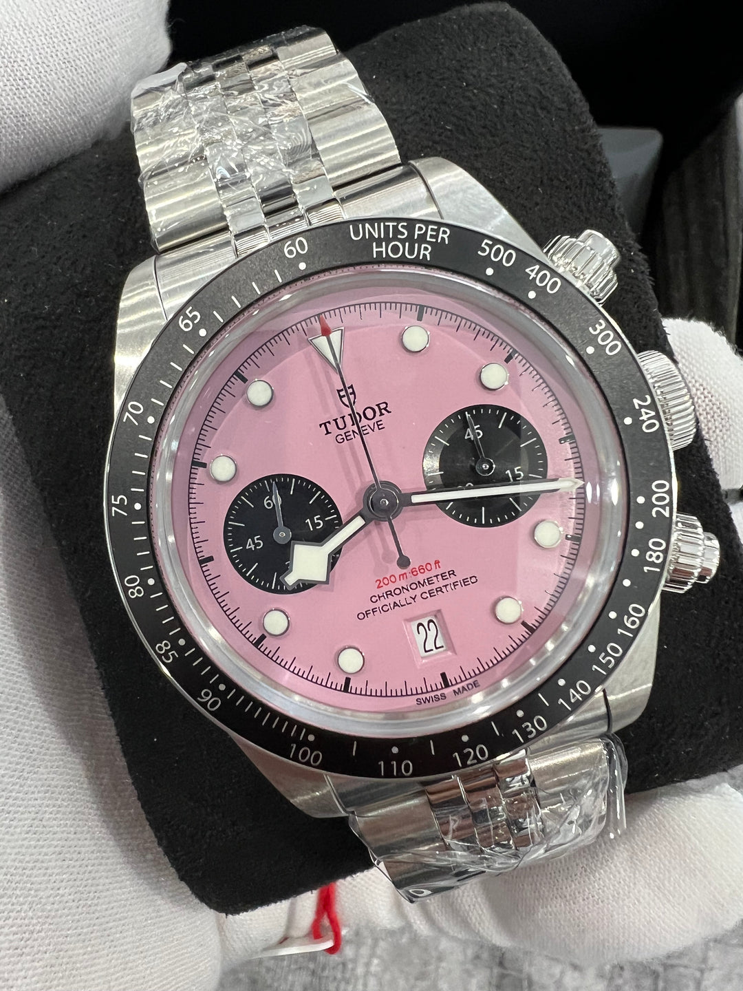 Tudor Black Bay Chrono 41mm 79360N-0019 "Inter-Miami CF" Pink Dial (Steel)