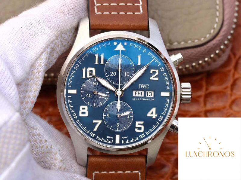 IWC Pilot Chronograph IW377714 Men Watches 1:1 Best Edition Swiss ETA7750 Blue Dial ZF FActory