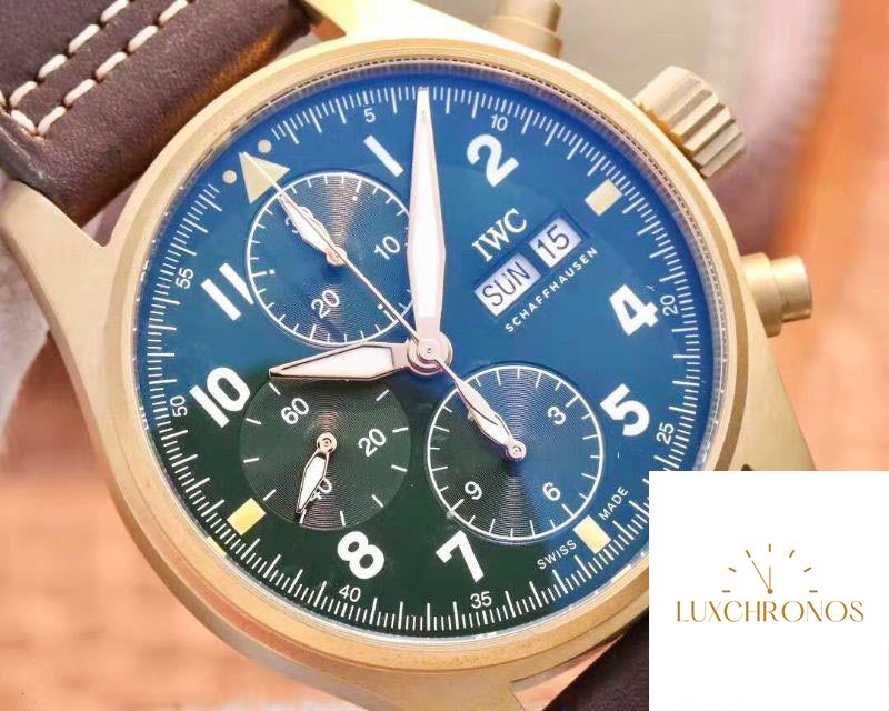 IWC Pilot IW387902 Spitfire Chronograph ZF Factory 1:1 Best Edition Bronze Case Swiss ETA7750