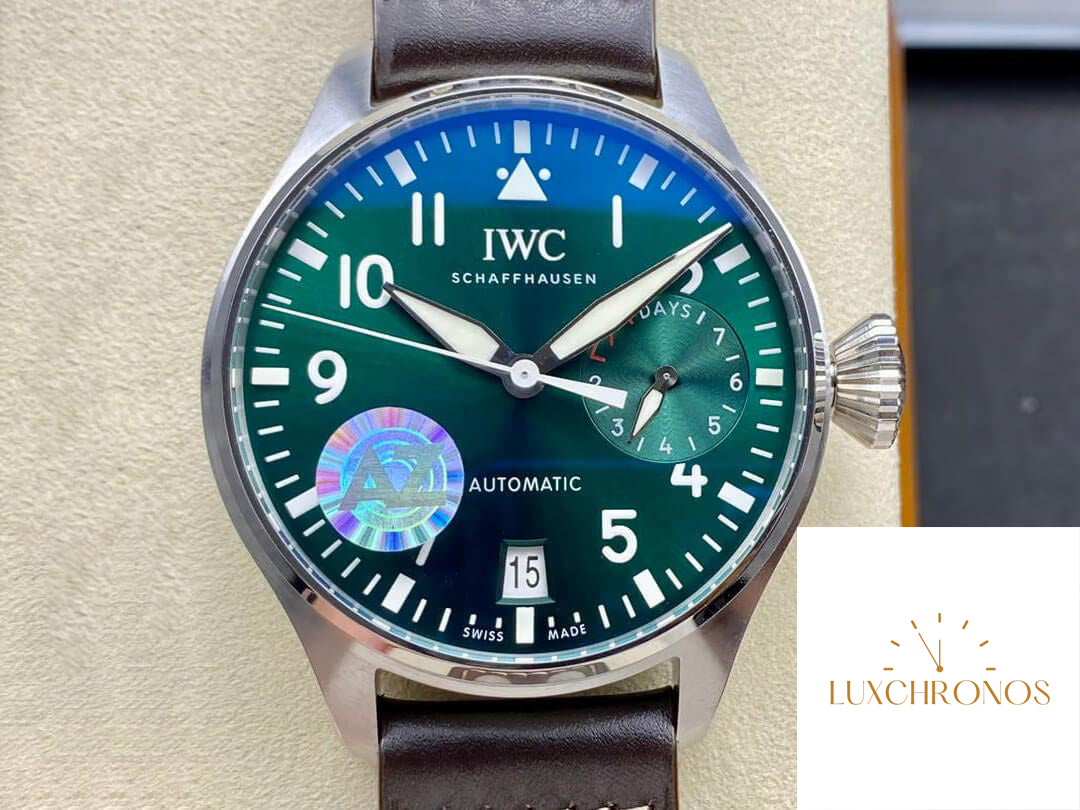 IWC Pilot IW501015 1:1 Best Edition AZ Factory Green Dial Actual Photos