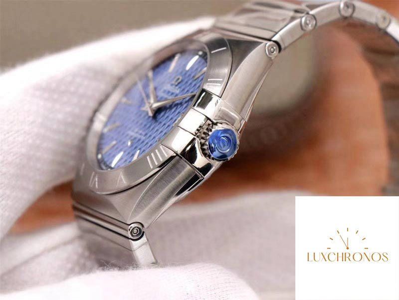 Omega Constellation 123.10.38.21.03.001 1:1 Best Edition VS Factory Blue Dial Swiss ETA8500