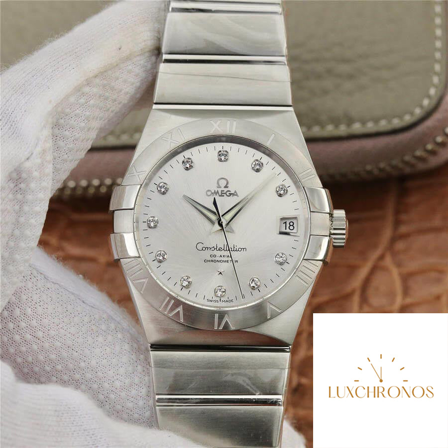 Omega Constellation 123.10.38.21.52.001 1:1 Best Edition VS Factory Diamond-set Dial