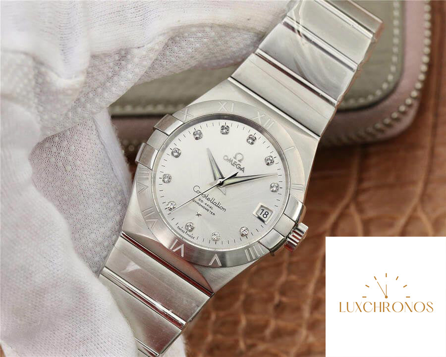 Omega Constellation 123.10.38.21.52.001 1:1 Best Edition VS Factory Diamond-set Dial