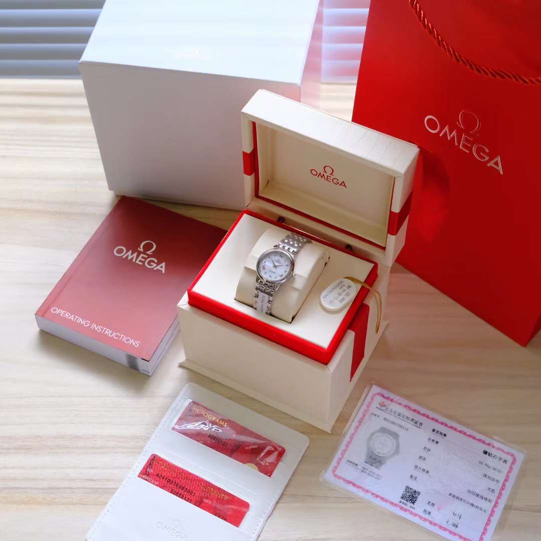 Omega De Ville Prestige 424.10.27.60.55.001 Watch 27.4mm Swiss Original Movement