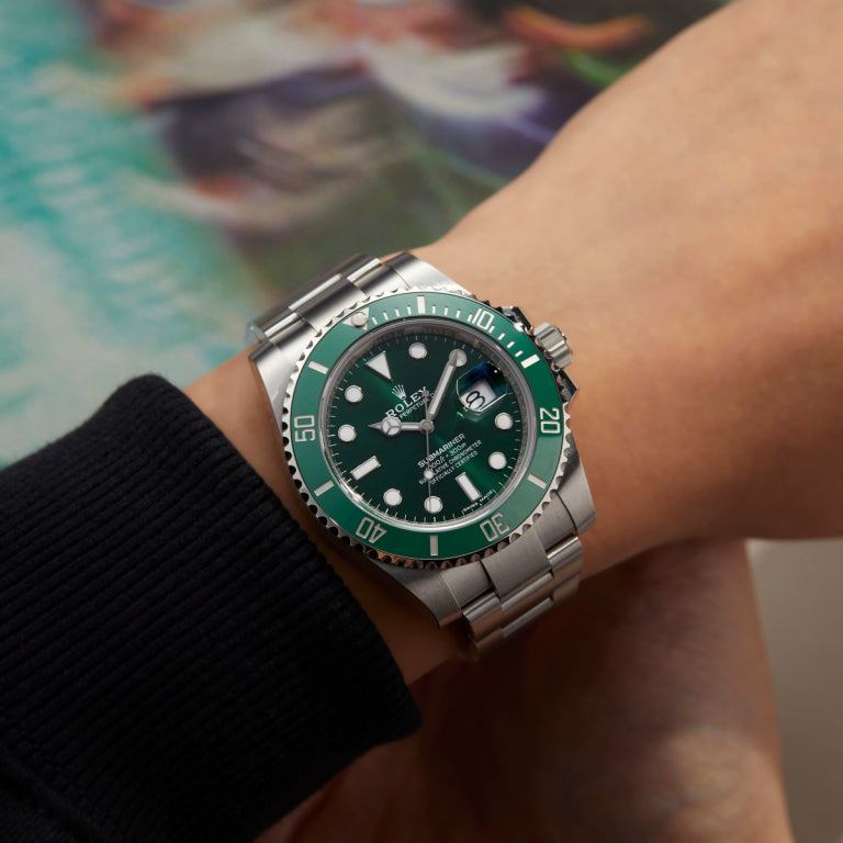 Submariner Date Stainless Steel Green Dial "Hulk"