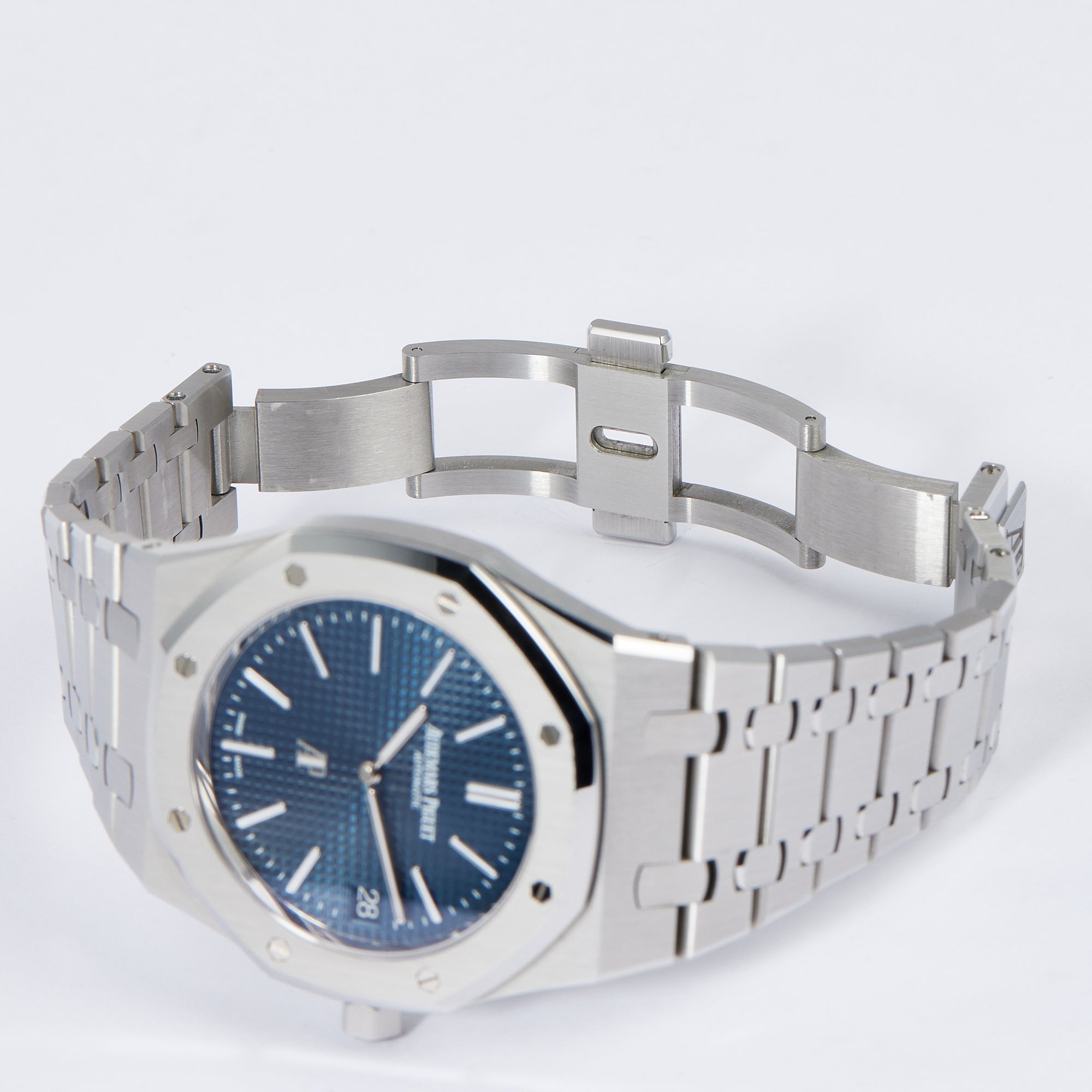 Royal Oak "Jumbo" Extra-Thin "50th Anniversary" Stainless Steel Blue Dial