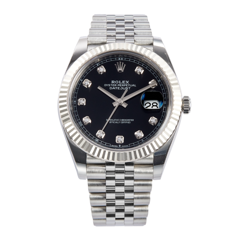 Datejust 41 Stainless Steel Jubilee Black Dial