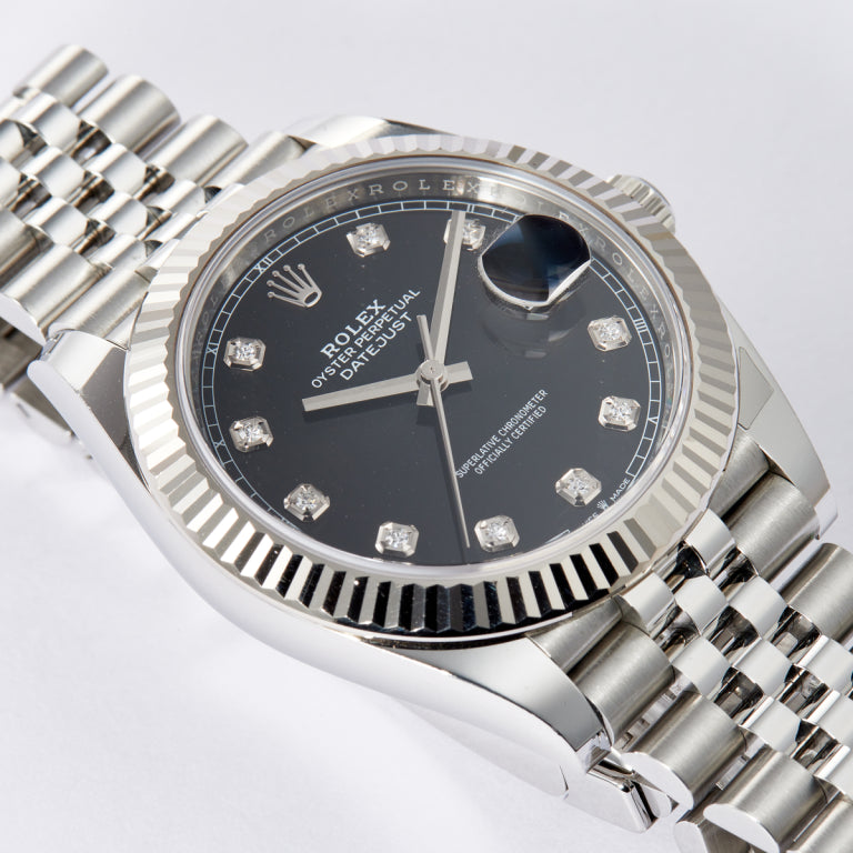 Datejust 41 Stainless Steel Jubilee Black Dial