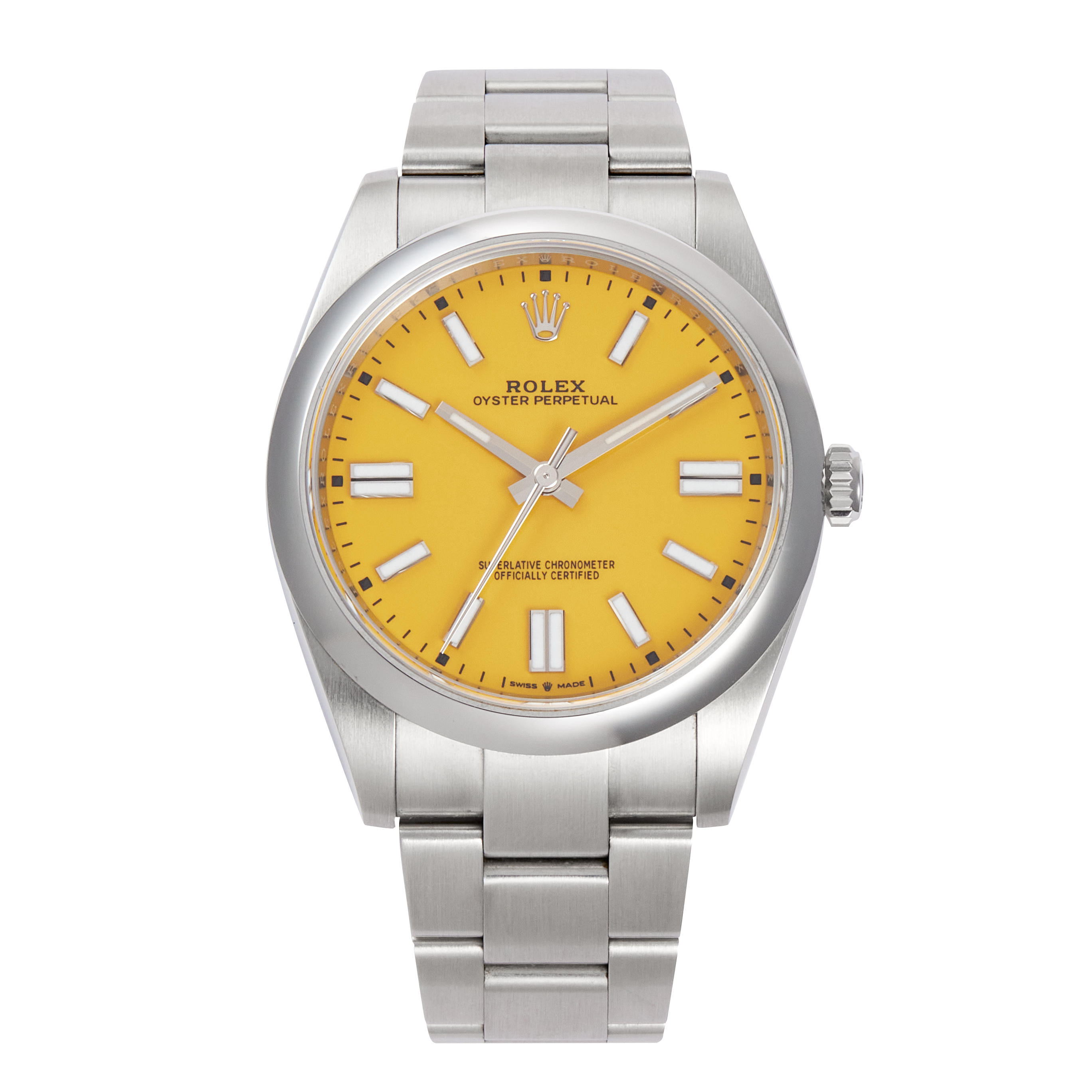 Oyster Perpetual 41 Stainless Steel Yellow Dial