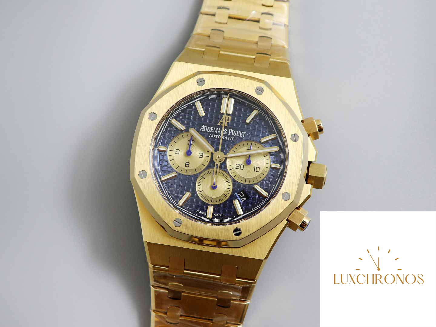 Audemars Piguet Royal Oak 26331BA 1:1 Best Edition OM Factory Blue Dial Yellow Gold