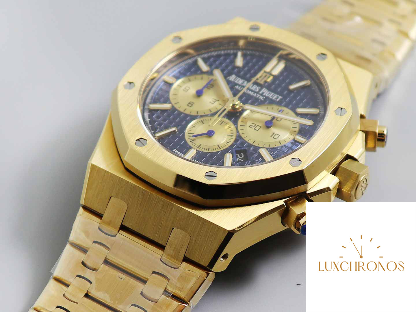 Audemars Piguet Royal Oak 26331BA 1:1 Best Edition OM Factory Blue Dial Yellow Gold