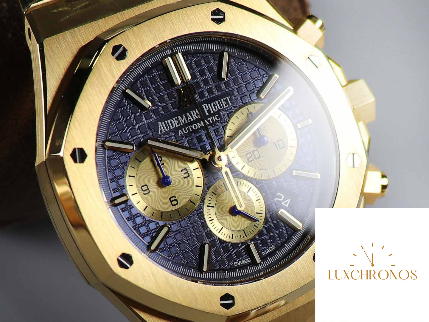 Audemars Piguet Royal Oak 26331BA 1:1 Best Edition OM Factory Blue Dial Yellow Gold