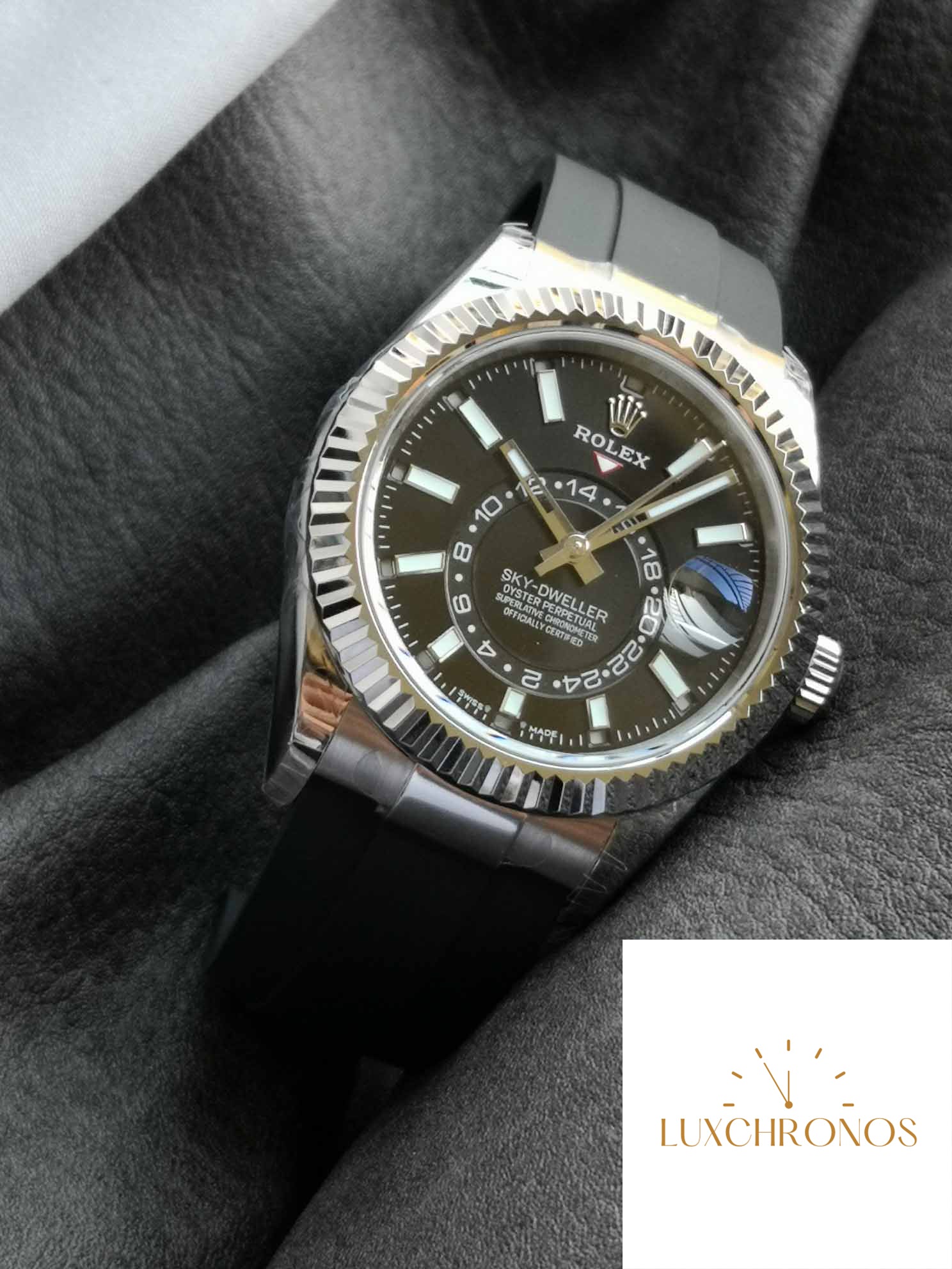 Rolex Sky Dweller M336239-0002 1:1 Best Edition Black Dial