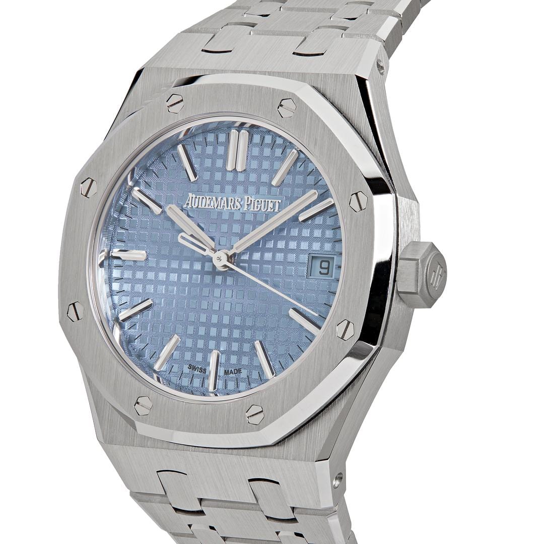 Audemars Piguet Royal Oak 15550ST.OO.1356ST.04 Selfwinding '50th Anniversary' Stainless Steel Ice Blue Dial (2022)