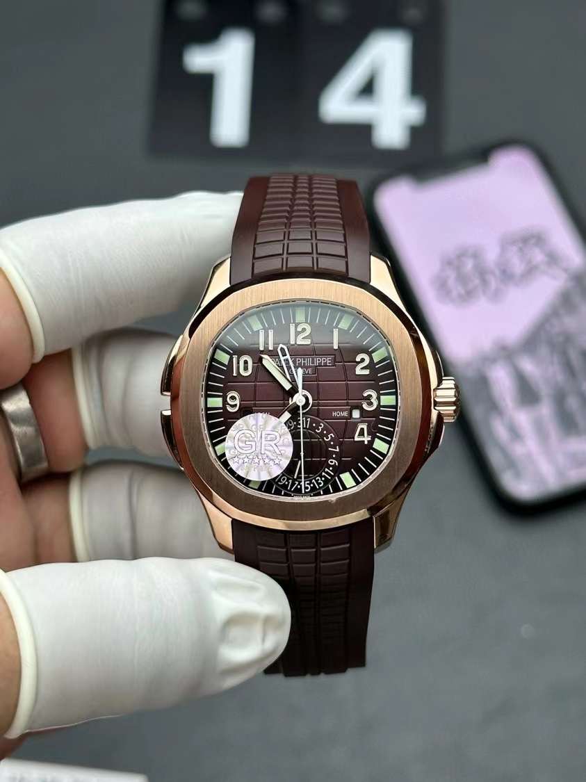 Aquanaut 5164R-001 Travel Time Brown Dial Rose Gold (2022)