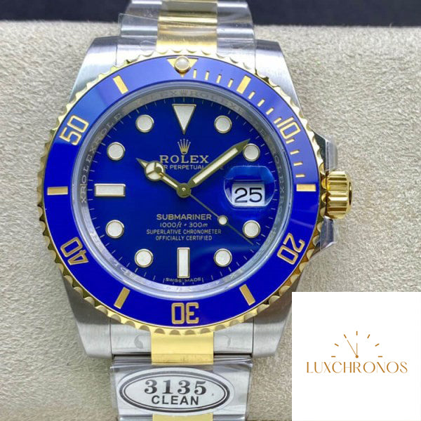 Replica Rolex Submariner 116613LB-97203 1:1 Best Edition Clean Factory V4 Blue Bezel