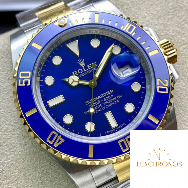 Replica Rolex Submariner 116613LB-97203 1:1 Best Edition Clean Factory V4 Blue Bezel