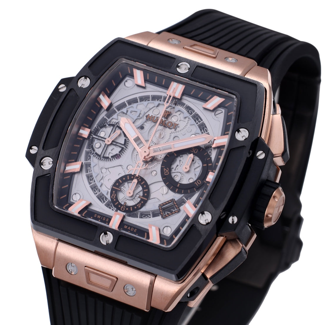 Hublot Big Bang Titanium 641.OM.0183.LR 1:1 Best Editon BBF Factory Rose Gold Grey Dial Black