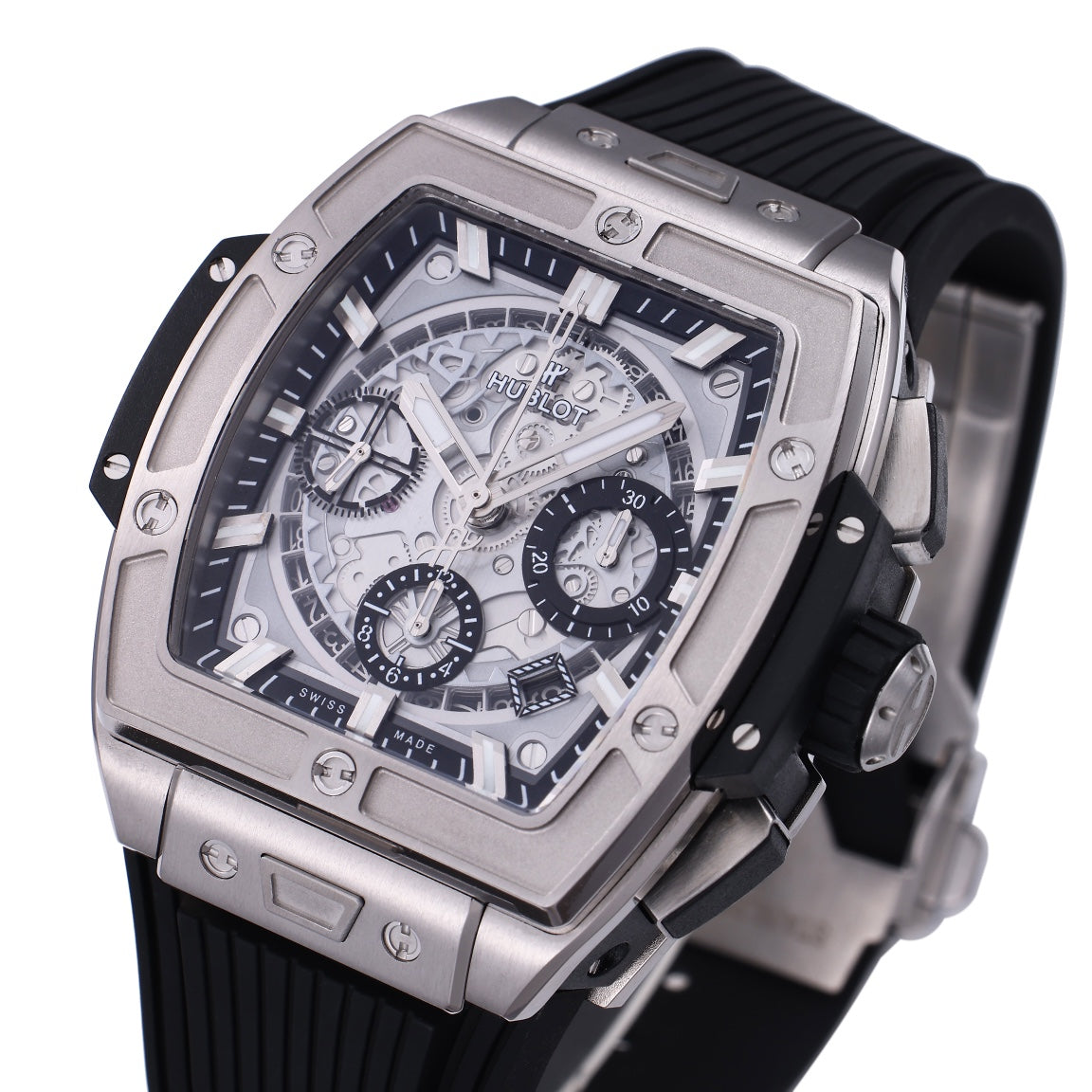 Hublot Big Bang Titanium 642.NX.0170.RX 642NX0170RX 1:1 Best Editon BBF Factory Grey Dial Rubber Strap