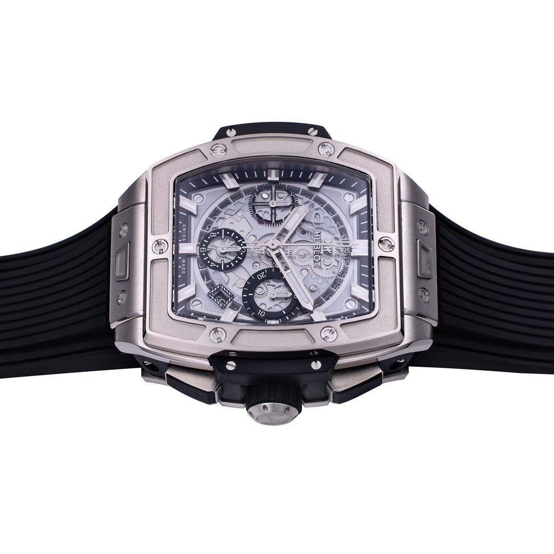 Hublot Big Bang Titanium 642.NX.0170.RX 642NX0170RX 1:1 Best Editon BBF Factory Grey Dial Rubber Strap