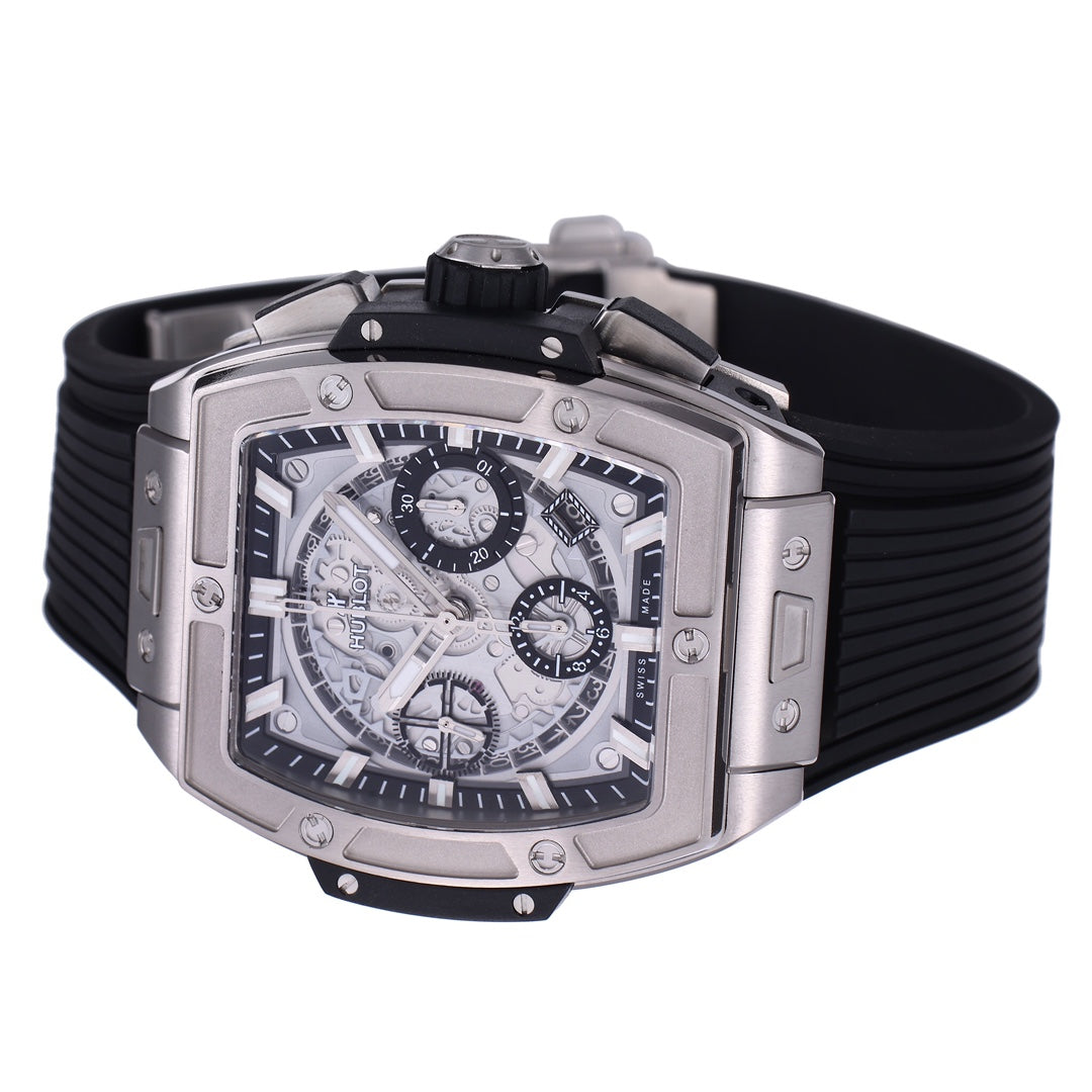 Hublot Big Bang Titanium 642.NX.0170.RX 642NX0170RX 1:1 Best Editon BBF Factory Grey Dial Rubber Strap