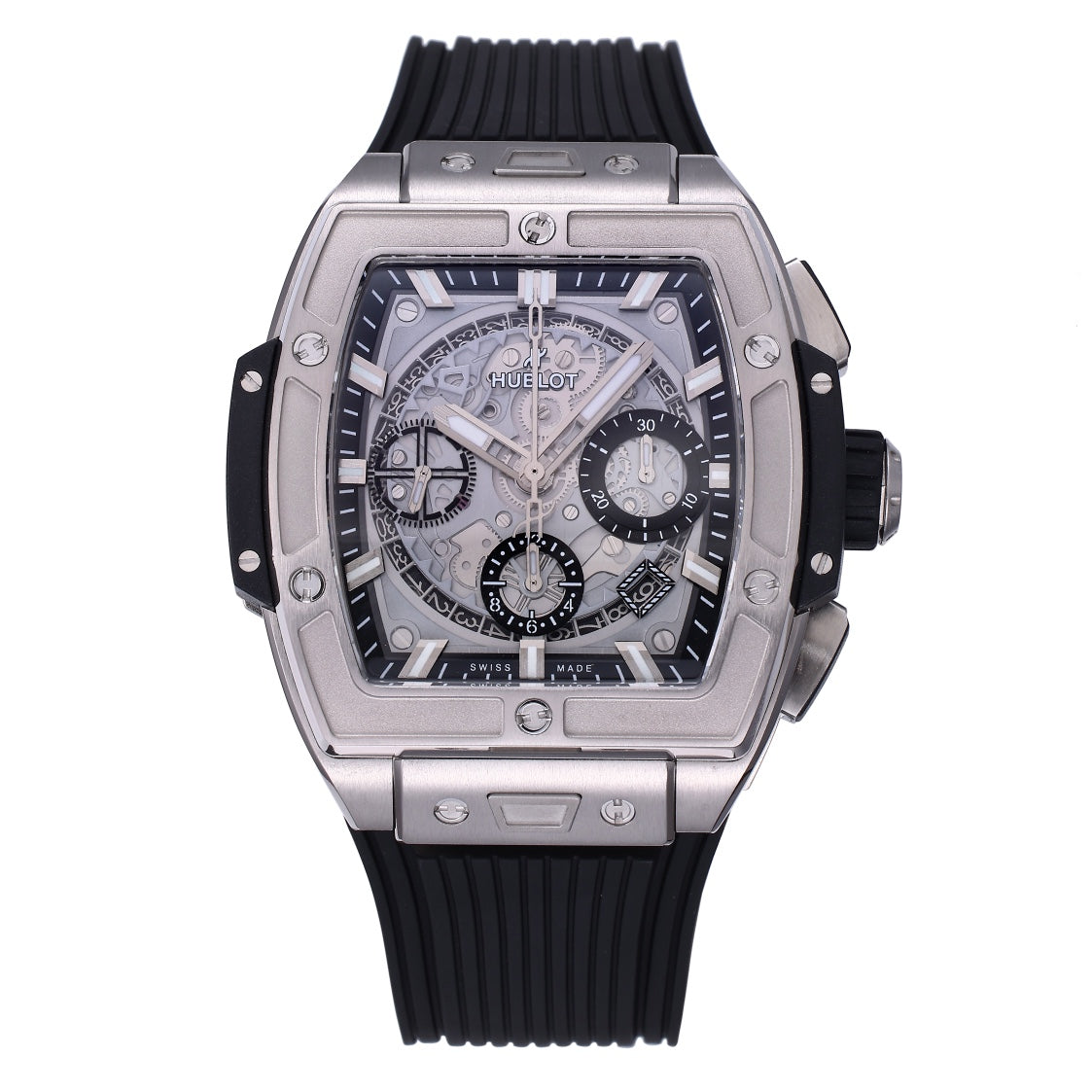 Hublot Big Bang Titanium 642.NX.0170.RX 642NX0170RX 1:1 Best Editon BBF Factory Grey Dial Rubber Strap