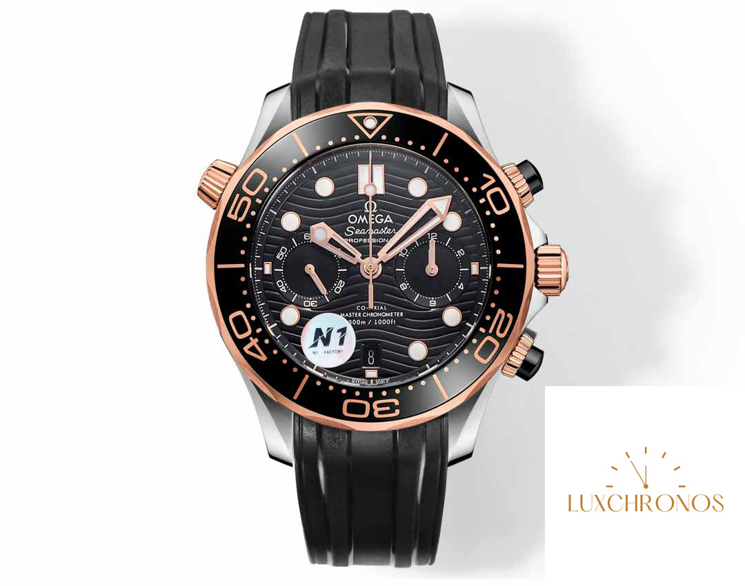 Omega Seamaster 210.20.44.51.01.001 Co‑Axial Master 44 mm 1:1 Best Edition N1 Factory Rubber Strap