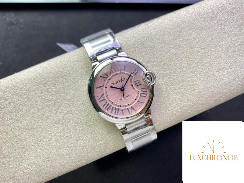 Replica Ballon Bleu De Cartier 36MM WSBB0007 1:1 Best Edition 3K Factory Pink Dial