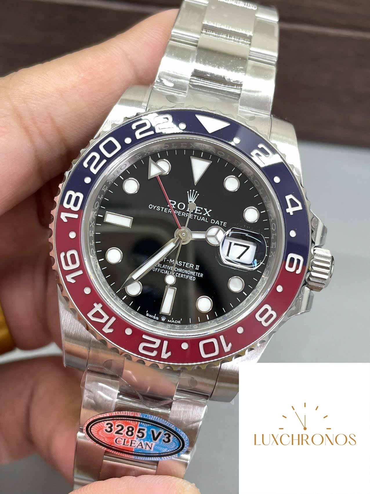 Rolex GMT Master II M126710BLRO-0001 Oyster Strap 1:1 Best Edition Clean Factory newest Version 2024