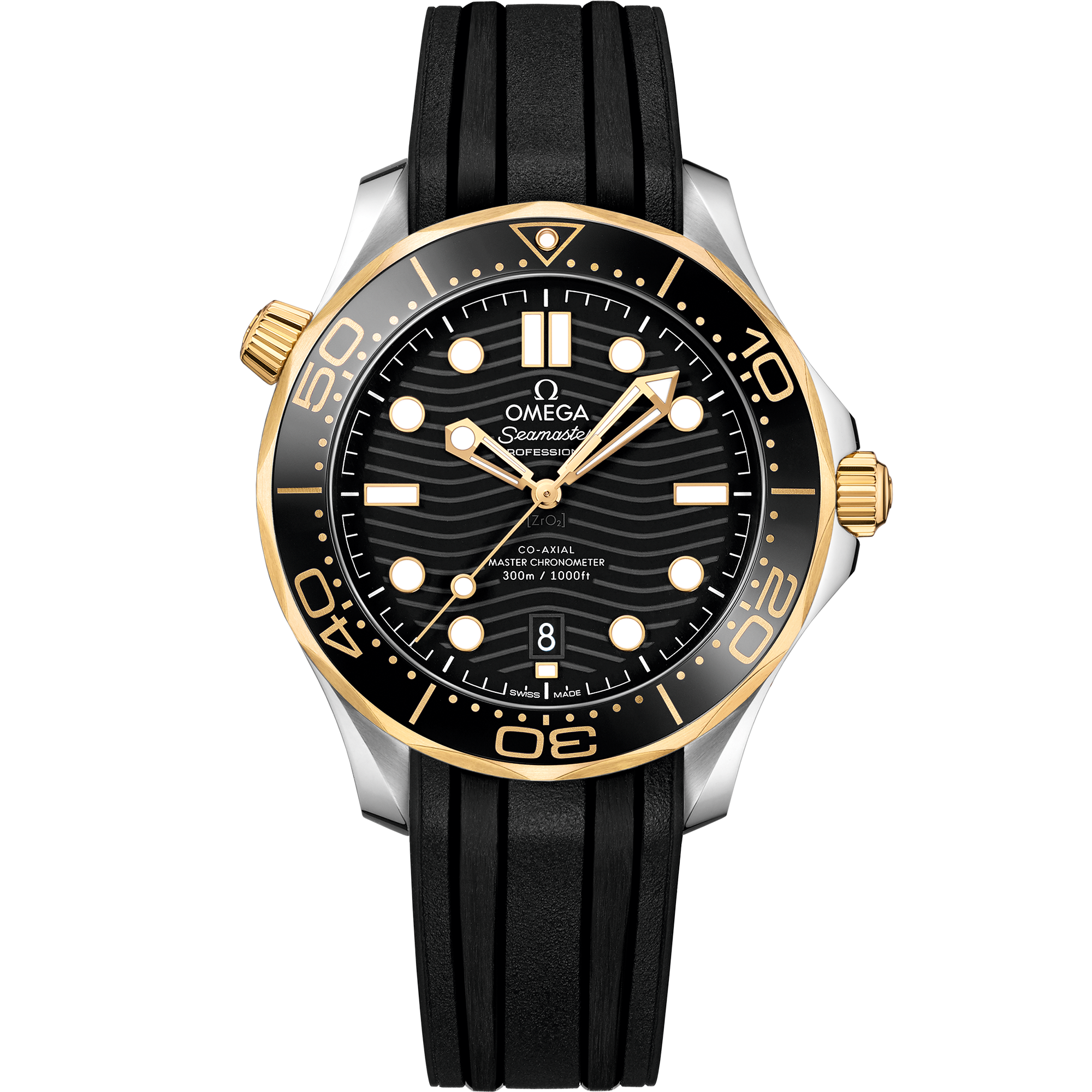 Seamaster Diver 300M 42 mm, steel ‑ Sedna™ gold