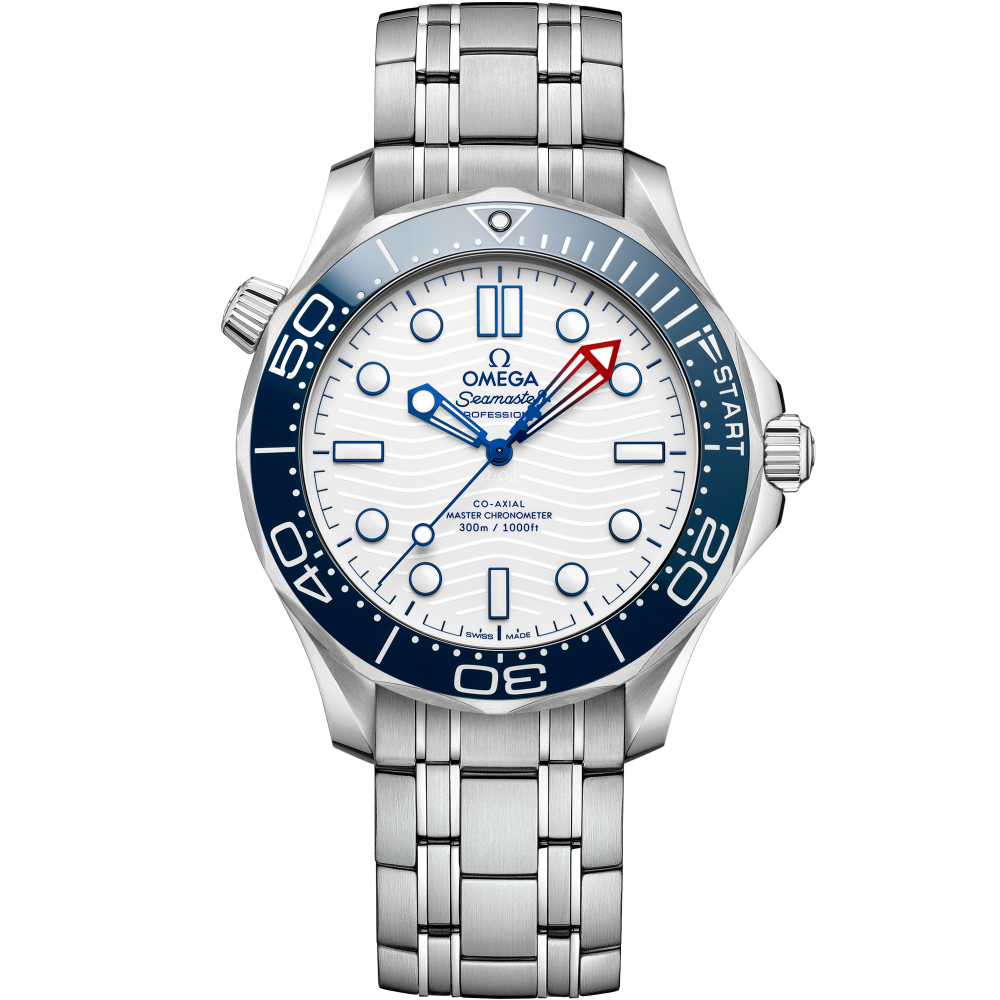 Seamaster Diver 300M 42 mm, steel on steel