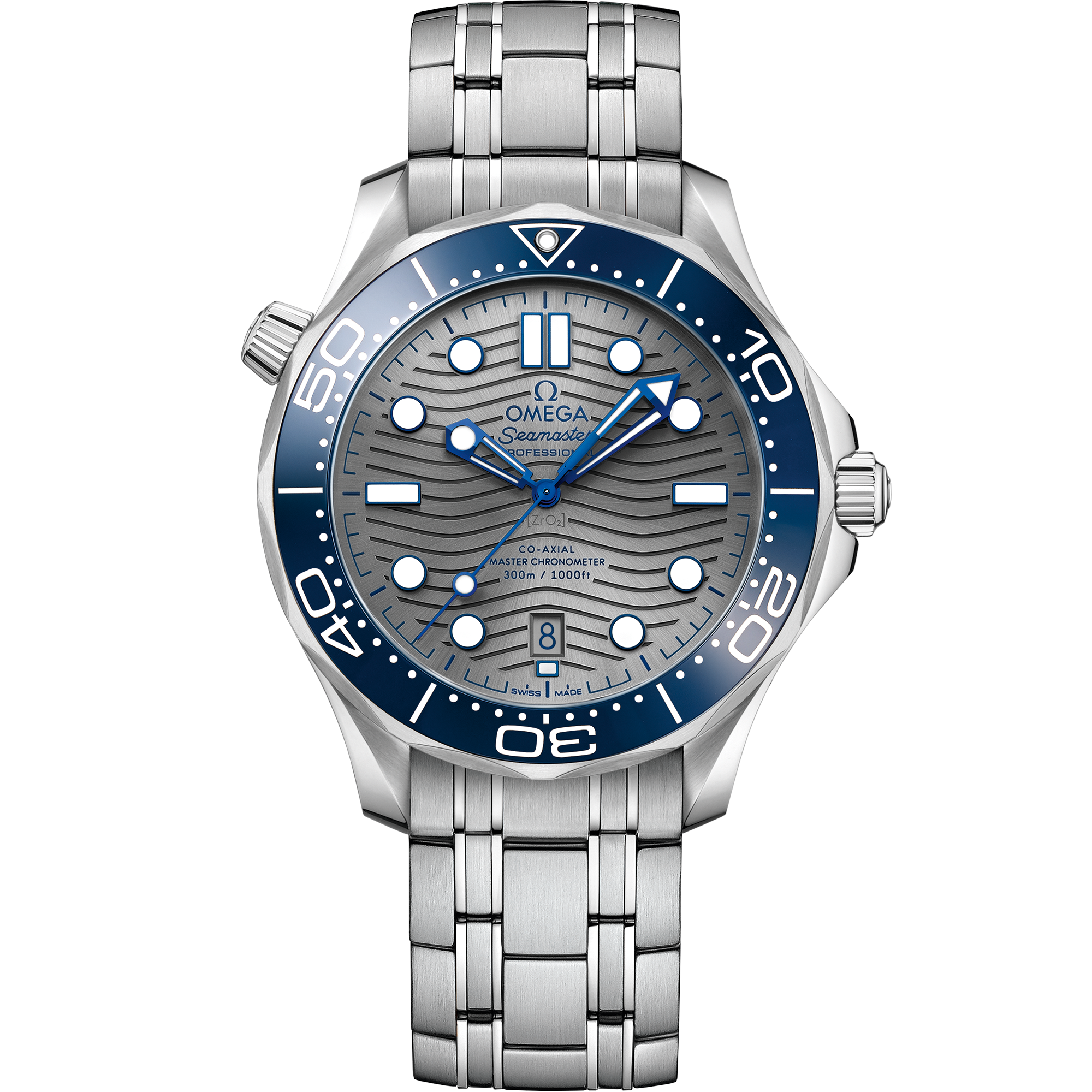 Seamaster Diver 300M 42 mm, steel on steel