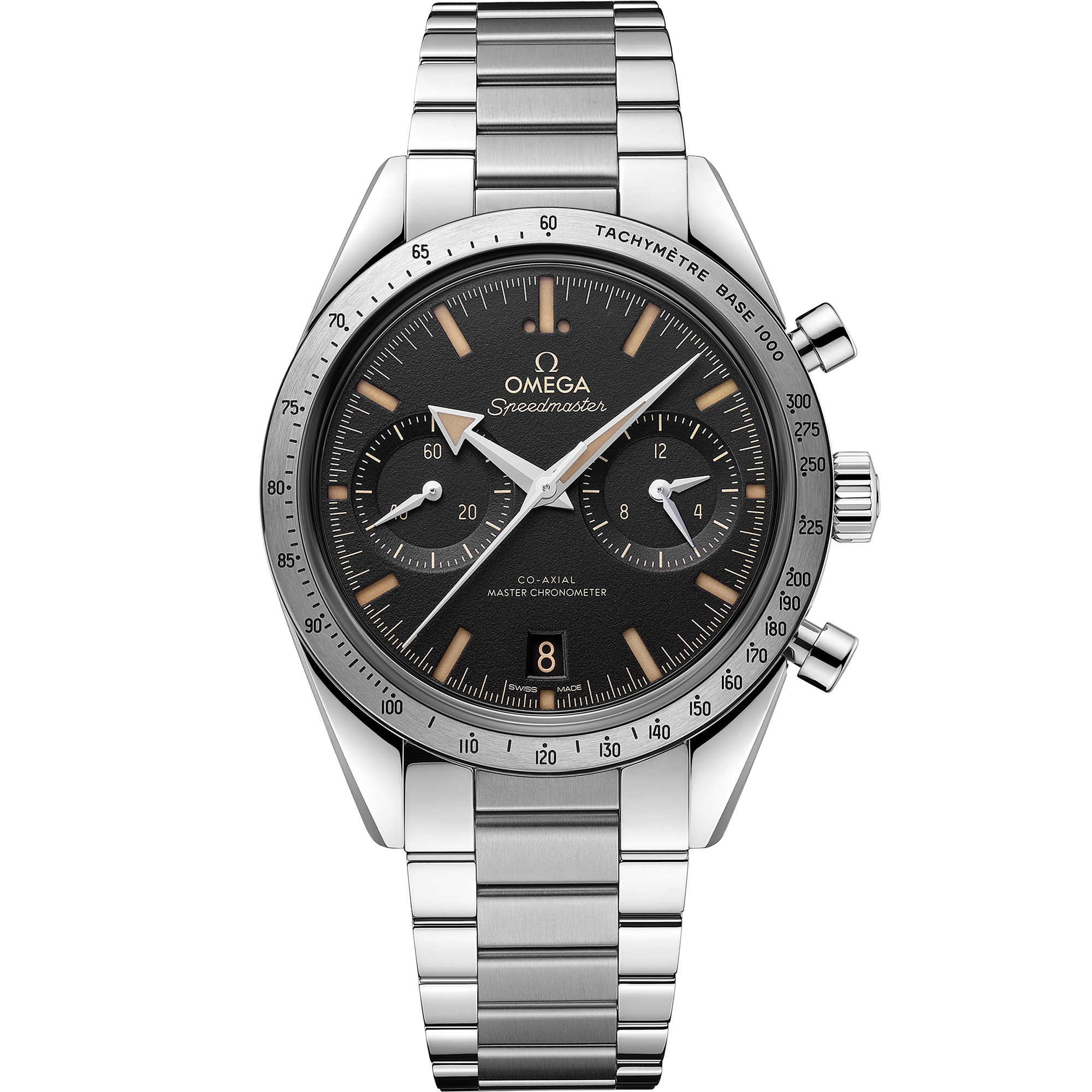 SPEEDMASTER '57-40.5 MM, STEEL ON STEEL